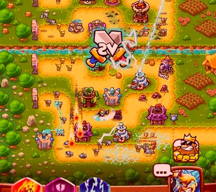 Tower Rush crash game gameplay screen