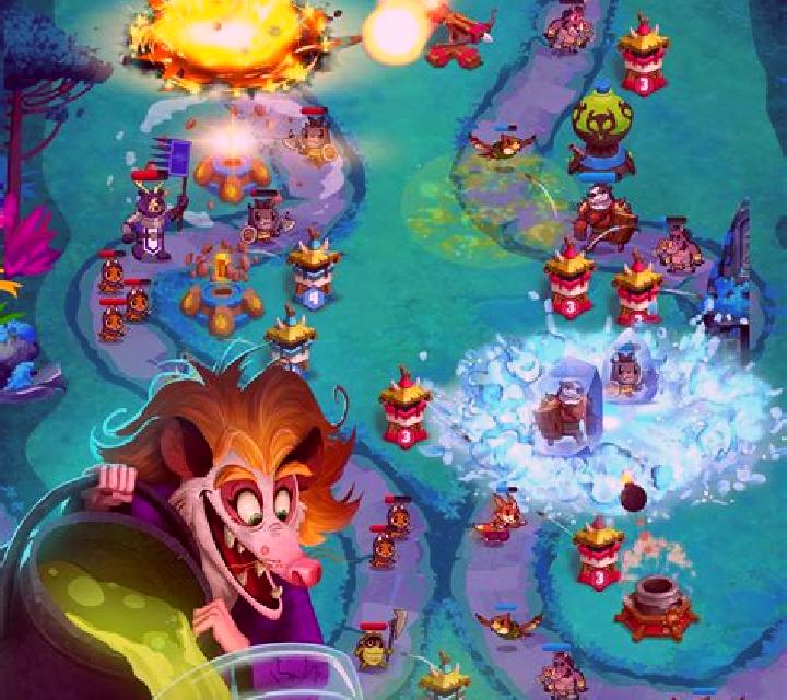 Tower Rush Galaxsys gameplay screenshot
